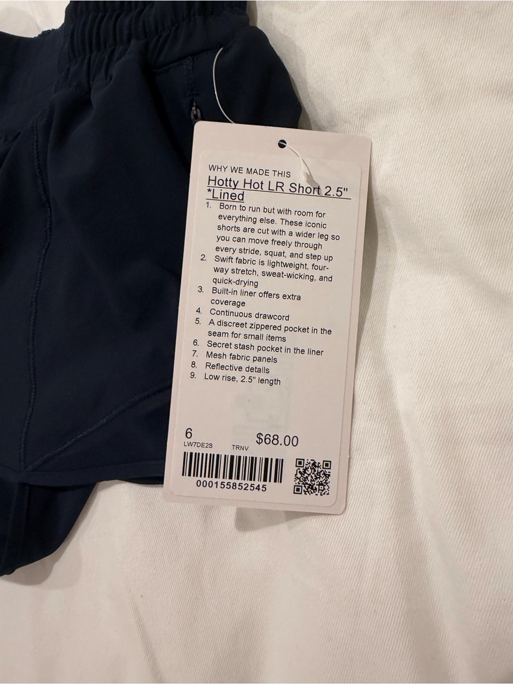 Lululemon Navy Shorts - Picture 2 of 4